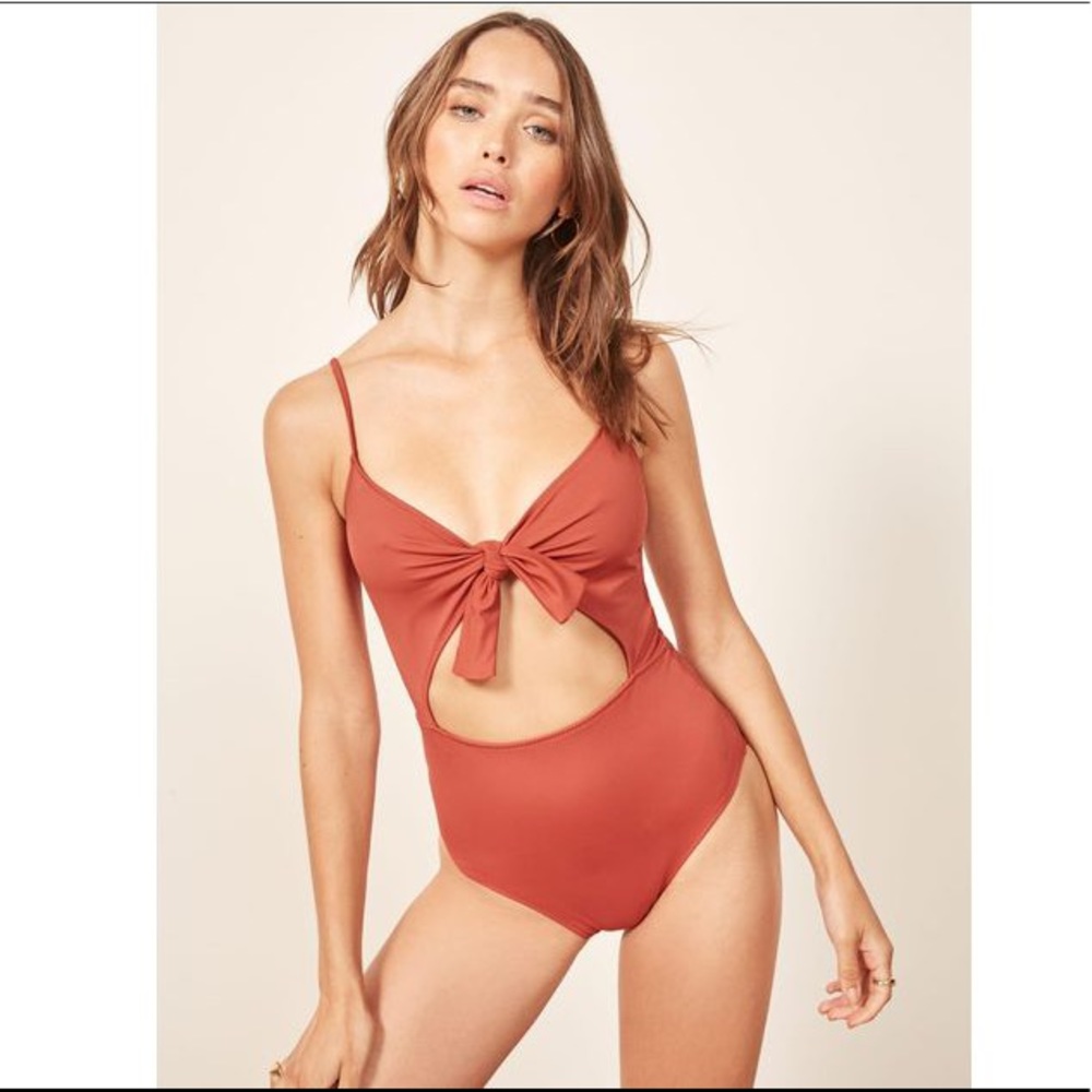 Reformation Tropicana one piece swimsuit